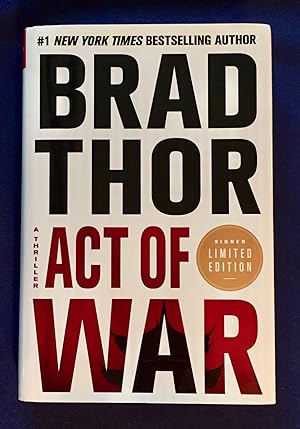 Seller image for ACT OF WAR; A Thriller / Brad Thor for sale by Borg Antiquarian