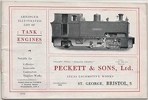 Abridged List of Tank Engines suitable for Collieries, Ironworks, Contractors, Tinplate Works