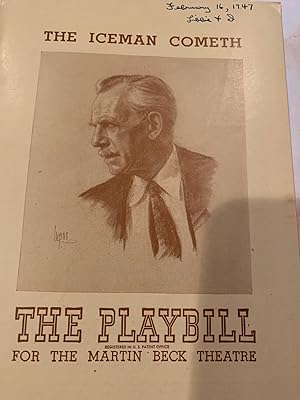 Seller image for THE ICEMAN COMETH PLAYBILL for sale by Happy Heroes