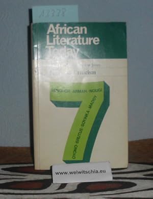 Imagen del vendedor de African Literature Today: A Review. Number 7: Focus on Criticism. a la venta por Antiquariat Welwitschia Dr. Andreas Eckl