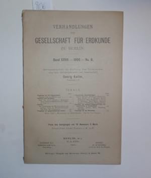 Bild des Verkufers fr Ergebnisse seiner Reisen in Mittel-Amerika. Mit einer Tafel (farbige Faltkarte)- zum Verkauf von Antiquariat Welwitschia Dr. Andreas Eckl