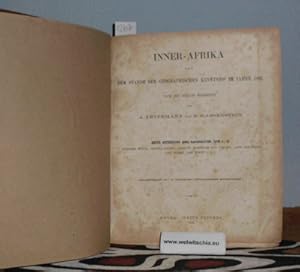 Bild des Verkufers fr Mittheilungen aus Justus Perthes' geographischer Anstalt ber wichtige neue Erforschungen auf dem Gesammtgebiet der Geographie von Dr. A. Petermann; Ergnzungsheft 7: Inner-Afrika nach dem Stande der geographischen Kenntniss im Jahre 1861; 4 Abteilung in 1 Band (unvollstndig). Erste Abtheilung: Nubische Wste, Bajuda-Steppe, Darfur, Kordofan und Takale, Land der Dinka und Nuehr, Dar Fertit usw. Zweite Abtheilung: Aufsatz IV: Das Land und Volk der Tebu, von Dr. E. Behm; Aufsatz V: M.v. Beurmann's Reise von Bengasi nach Mursuk, Februar-April 1862 / Dritte Abtheilung: Originalbericht VI: Antinoris's Reise zum Lande der Djur, 1860 u. 1861; Originalbericht VII: M.v. Beurmann's Aufenthalt in Mursuk und Reise nach Wau, 28. April bis 21. Juni 1862 / Vierte Abtheilung (ohne Titelblatt): Heuglin, Th. v.: Berichte und Arbeiten ber den gyptischen Sudan und die Lnder westlich und sdlich von Chartum; Hier endet die vierte Abteilung und das Buch. Diese Abteilung ist unvollstndig (!!). Es FEHLT: zum Verkauf von Antiquariat Welwitschia Dr. Andreas Eckl