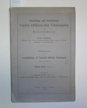 Sammlung und Bearbeitung Central-Afrikanischer Vokabularien / Collection of vocabularies of Centr...