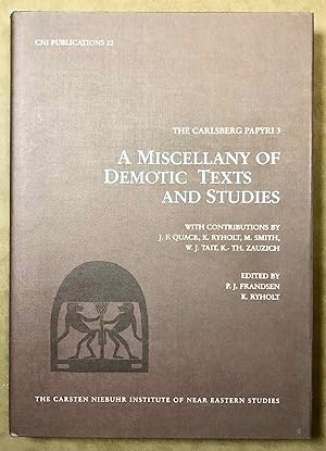 Seller image for A Miscellany of Demotic Texts and Studies (The Carlsberg Papyri, vol. 3) for sale by Meretseger Books