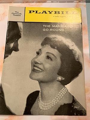 Seller image for THE MARRIAGE-GO-ROUND PLAYBILL second cover for sale by Happy Heroes