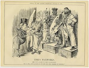 Bild des Verkufers fr Antique Print-CARICATURE-ANARCHY-PUNCH-Tenniel-Swain-1881 zum Verkauf von ThePrintsCollector