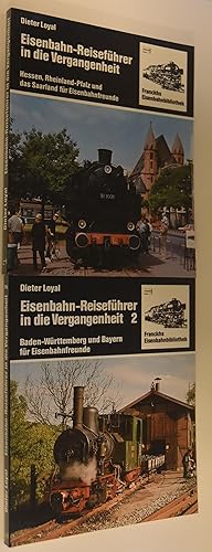 Bild des Verkufers fr Eisenbahn-Reisefhrer in die Vergangenheit; Teil: Baden-Wrttemberg und Bayern fr Eisenbahnfreunde und Hessen, Rheinland-Pfalz und das Saarland fr Eisenbahnfreunde Band 1 und 2 zum Verkauf von Antiquariat Biebusch