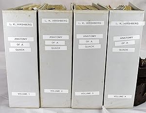 Image du vendeur pour Leonard Keene Hirshberg: Anataomy of a Quack (4 binders filled with related ephemera, reproductions, and articles) mis en vente par Sequitur Books