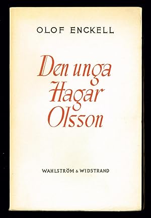 Bild des Verkufers fr Den unga Hagar Olsson. Studier i finlandssvensk modernism 2. zum Verkauf von Hatt Rare Books ILAB & CINOA