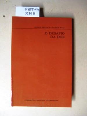 Bild des Verkufers fr O Desafio Da Dor. Prefacio e traducao de Nestor Rodrigues. zum Verkauf von avelibro OHG