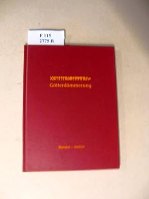 Bild des Verk�ufers f�r G�tterd�mmerung. (Gedichte). zum Verkauf von avelibro OHG