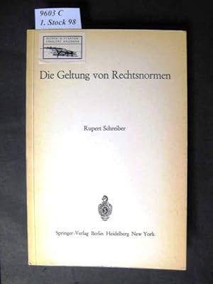 Imagen del vendedor de Die Geltung von Rechtsformen. a la venta por avelibro OHG