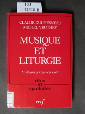 Image du vendeur pour Musique et Liturgie. Le document Universa Laus. mis en vente par avelibro OHG