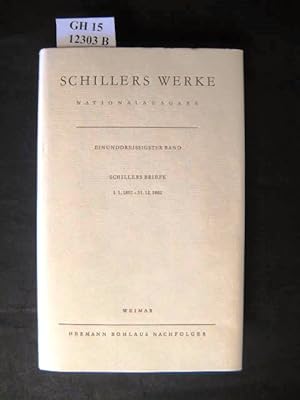 Bild des Verkufers fr Briefwechsel. Schillers Briefe 1.1.1801 - 31.12.1802. zum Verkauf von avelibro OHG