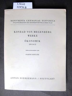 Bild des Verkufers fr Konrad von Megenburg Werke. konomik (Buch II, 5. Stck). zum Verkauf von avelibro OHG