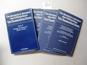 Bild des Verkufers fr Die deutsche Literatur des Mittelalters. - Verfasserlexikon. zum Verkauf von avelibro OHG