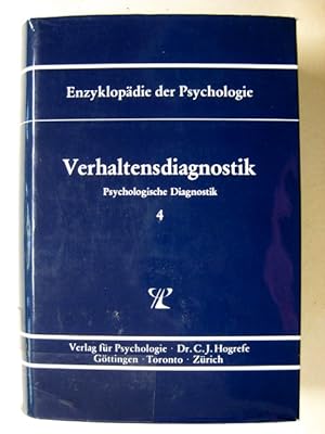 Bild des Verkufers fr Verhaltensdiagnostik. Psychologische Diagnostik. zum Verkauf von avelibro OHG