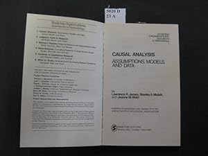 Image du vendeur pour Causal analysis. Assumptions, models and data. mis en vente par avelibro OHG