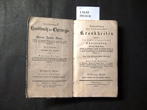 Imagen del vendedor de Vollstndiges Handbuch der Chirurgie. Abhandlung ber die chirurgischen Krankheiten und ber die dabei angezeigten Operationen. Aus dem Franzs. v. K. Textor. a la venta por avelibro OHG