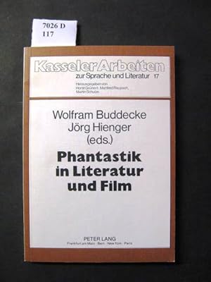 Image du vendeur pour Phantastik in Literatur und Film. Ein internationales Symposion des Fachbereichs Germanistik der Gesamthochschule-Universitt Kassel. mis en vente par avelibro OHG