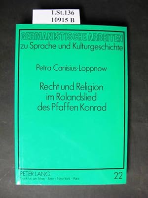 Immagine del venditore per Recht und Religion im Rolandslied des Pfaffen Konrad. venduto da avelibro OHG