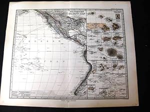 Polynesien und der grosse Ozean ( Östliches Blatt ).