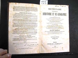 Bild des Verkufers fr Dictionnaire Universel d'Histoire et de Gographie. zum Verkauf von avelibro OHG