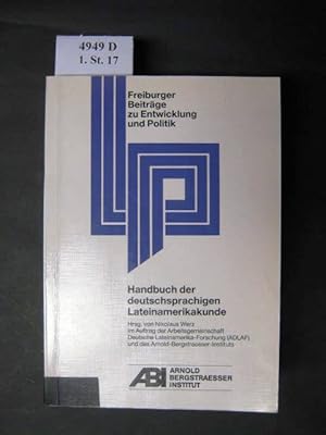 Seller image for Handbuch der deutschsprachigen Lateinamerikakunde. for sale by avelibro OHG