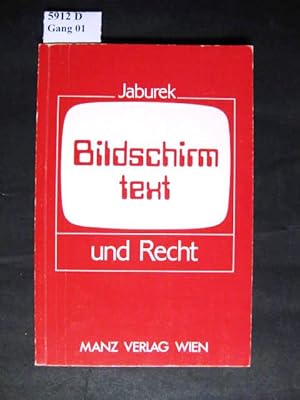 Seller image for Bildschirmtext und Recht. for sale by avelibro OHG