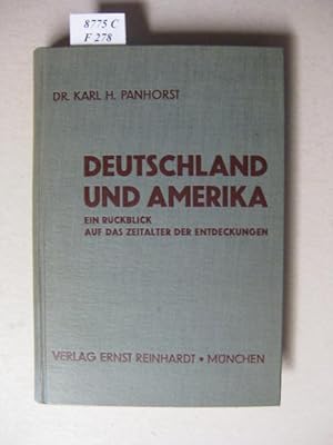 Seller image for Deutschland und Amerika. for sale by avelibro OHG