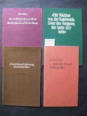 . und der Mond wird größer. Gedichte. Erschienen als Folge 47 in der Reihe "Marburger Bogendrucke"