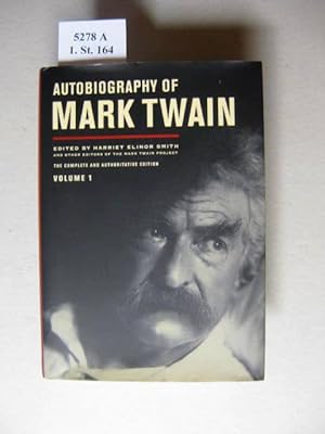 Bild des Verkufers fr Autobiography of Mark Twain. The complete and authoritaive Mark Twain projekt. zum Verkauf von avelibro OHG