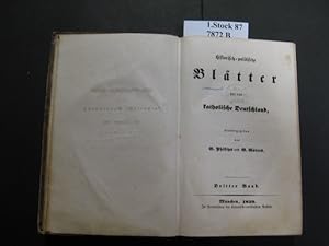 Bild des Verkufers fr Historisch-politische Bltter fr das katholische Deutschland. zum Verkauf von avelibro OHG