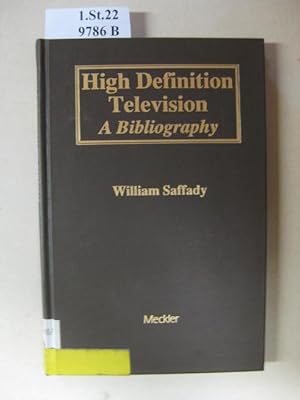 Seller image for High Definition Television. A Bibliography. for sale by avelibro OHG