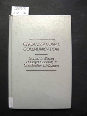 Imagen del vendedor de Organizational communication. a la venta por avelibro OHG