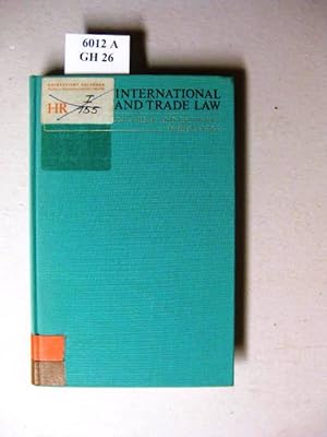 Immagine del venditore per International economic and trade law. Universal and regional integration. venduto da avelibro OHG