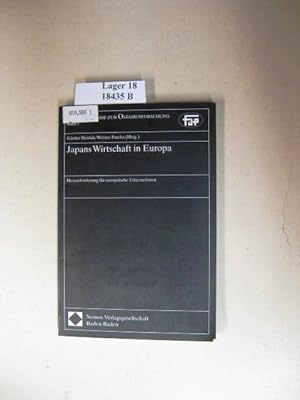 Seller image for Japans Wirtschaft in Europa. Herausforderung fr europische Unternehmen. for sale by avelibro OHG