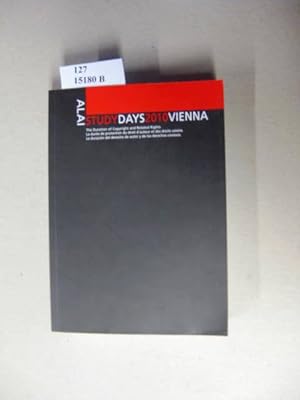 Seller image for The Duration of Copyright and Related Rights. ALAI Study Days 2010 Vienna. for sale by avelibro OHG
