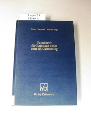 Seller image for Festschrift fr Reinhard Moos zum 65. Geburtstag. for sale by avelibro OHG