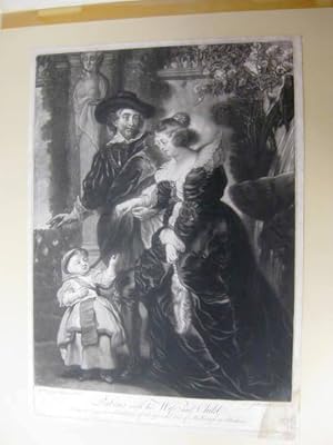 Rubens with his Wife an Child. -- From the Original in the collection of his grace the Duke of Ma...