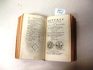 Lettres Sur La Sicile Et Sur L'Île De Malthe De Monsieur Le Comte De Borch De Plusieurs Académies...