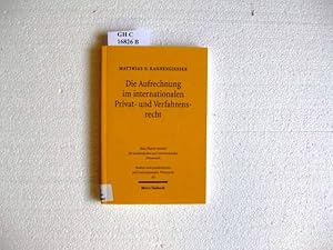 Bild des Verkufers fr Die Aufrechnung im internationalen Privat- und Verfahrensrecht. Mit vergleichender Darstellung ausgewhlter europischer Aufrechnungsrechte. zum Verkauf von avelibro OHG