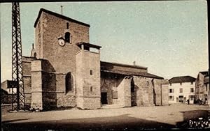 Bild des Verkufers fr Ansichtskarte / Postkarte Coulon Deux Svres, Le Marais Poitevin, Vieille Eglise zum Verkauf von akpool GmbH