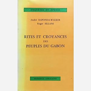 Seller image for Rites et Croyances des Peuples du Gabon for sale by Vasco & Co / Emilia da Paz