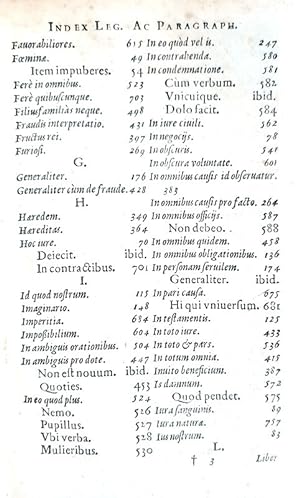 Commentaria in titulum Digestis de regulis iuris, omnibus iurisperitis et in foro versantibus, pe...