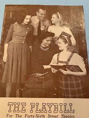 Bild des Verkufers fr JUNIOR MISS PLAYBILL zum Verkauf von Happy Heroes