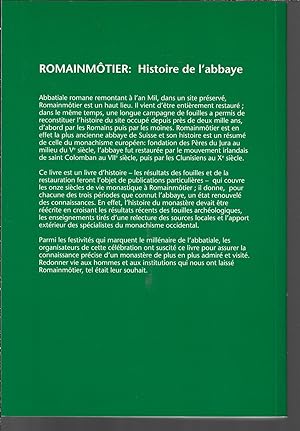 Romainmôtier : Histoire de l'abbaye