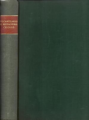 Imagen del vendedor de Vocabulario y Refanero Criollo con textos y dibujos originales. COMO NUEVO a la venta por Charles Lewis Best Booksellers