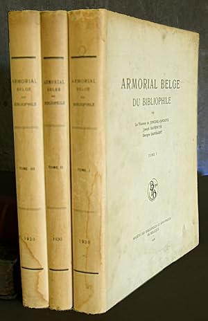 Image du vendeur pour Armorial belge du bibliophile. mis en vente par Librairie Le Trait d'Union sarl.