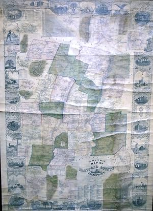 Imagen del vendedor de Smith's Map of Hartford County [Connecticut] [Wall Map] a la venta por Yesterday's Gallery, ABAA